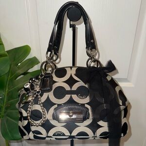 Coach Black and Cream Women's Bag